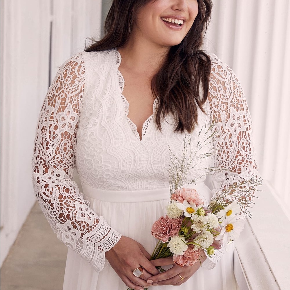 Lulus Awaken My Love White Long Sleeve Lace Maxi Dress - Picture 2 of 12